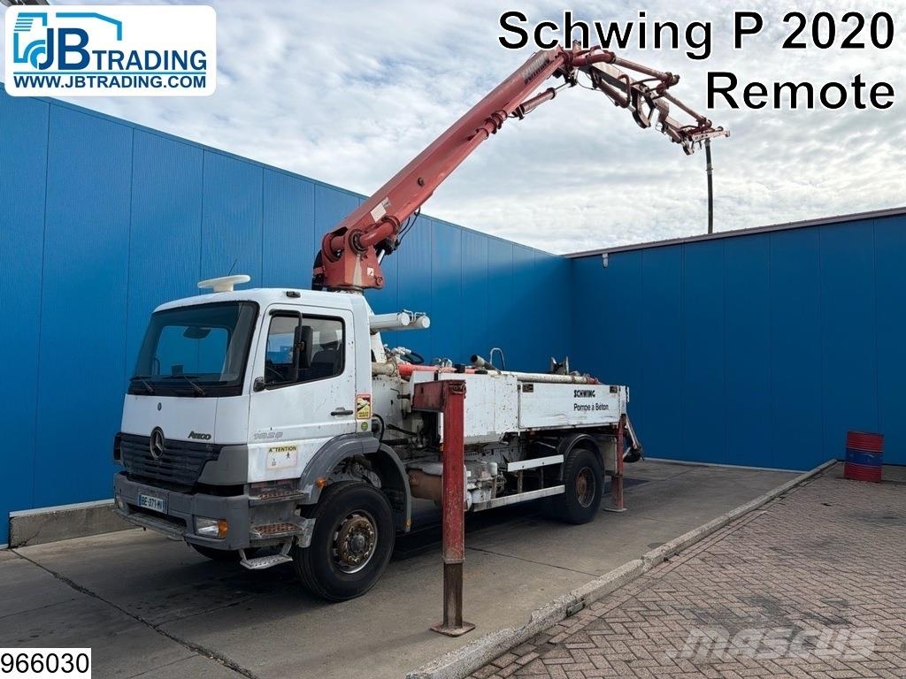 Mercedes-Benz Axor 1828 EURO 3, Manual, SCHWING, REMOTE Kamionske beton pumpe