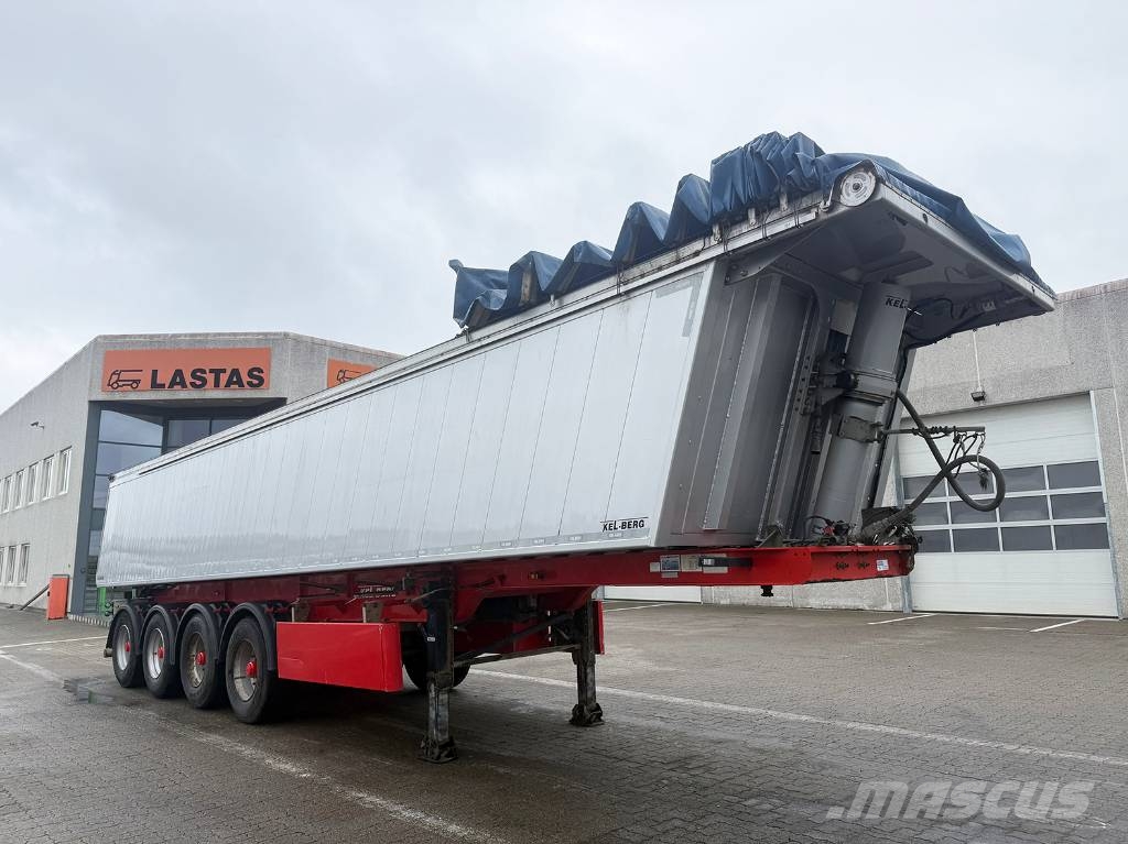 Kel-Berg 4 axle Tipper / Alukastenmulde Kipper 37m3 Polprikolice prekucniki - kiper