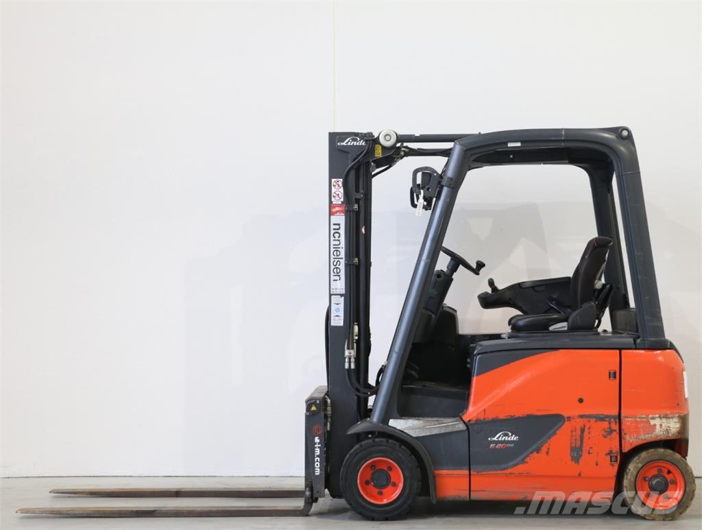 Linde E20PH/386-01 شاحنات ذات رافعات شوكية تعمل بالكهرباء