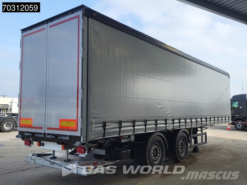 SYSTEM TRAILERS LPRS18 NEW Taiilgate Steeringaxle Curtainsiderauflieger