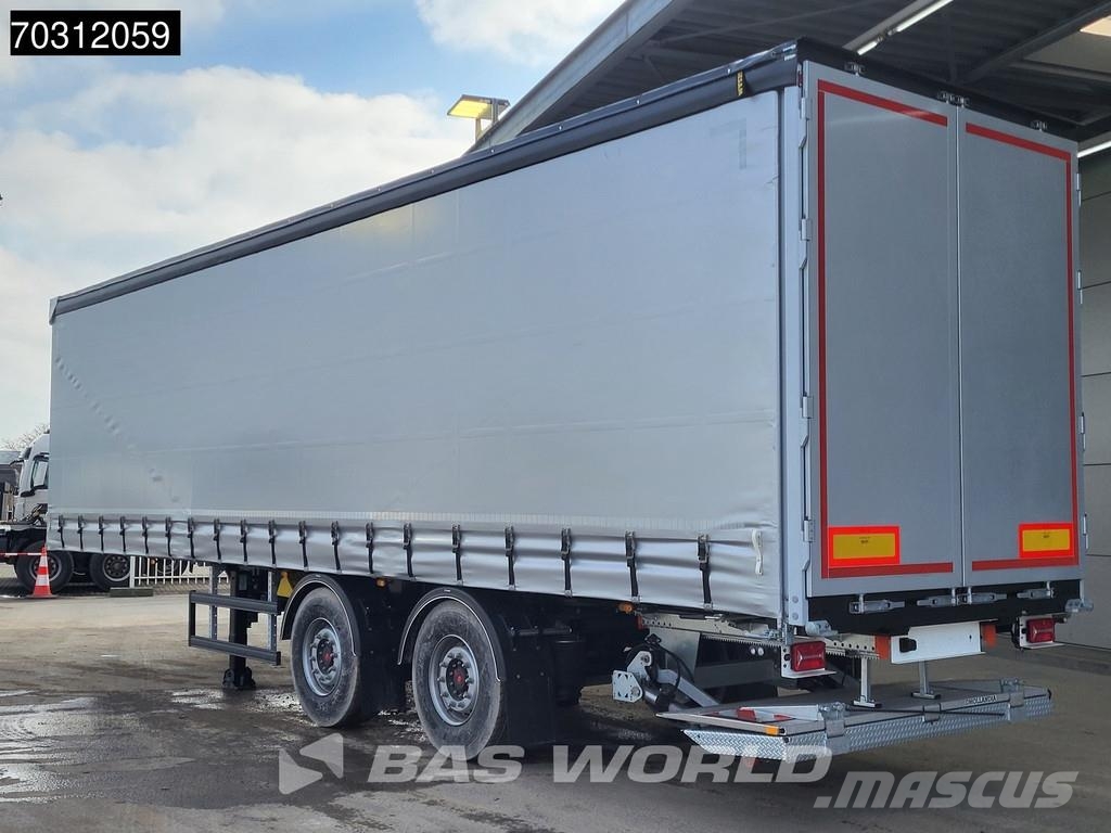 SYSTEM TRAILERS LPRS18 NEW Taiilgate Steeringaxle Curtainsiderauflieger
