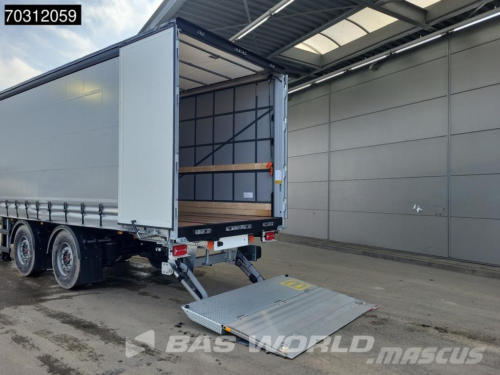 SYSTEM TRAILERS LPRS18 NEW Taiilgate Steeringaxle Curtainsiderauflieger