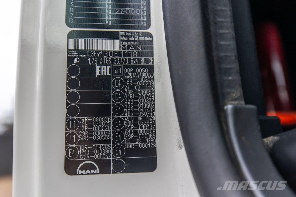 MAN TGS 33.470 BL - 61.000 KM Koukkulava kuorma-autot
