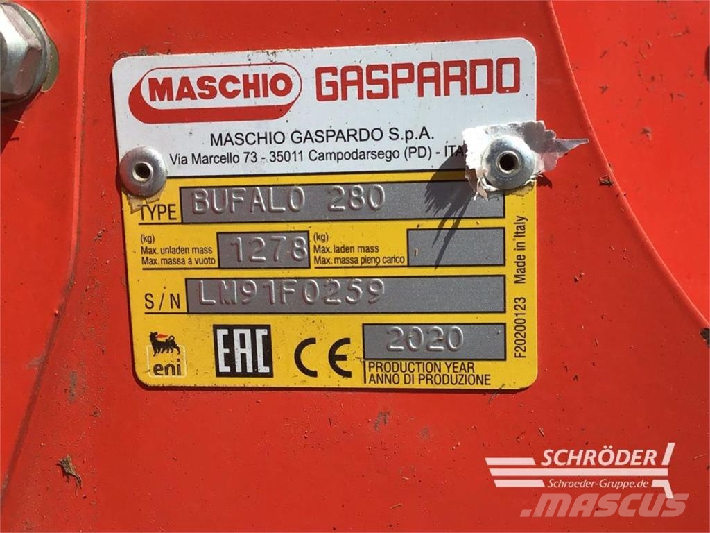Maschio BUFALO 280 Klepelmaaiers