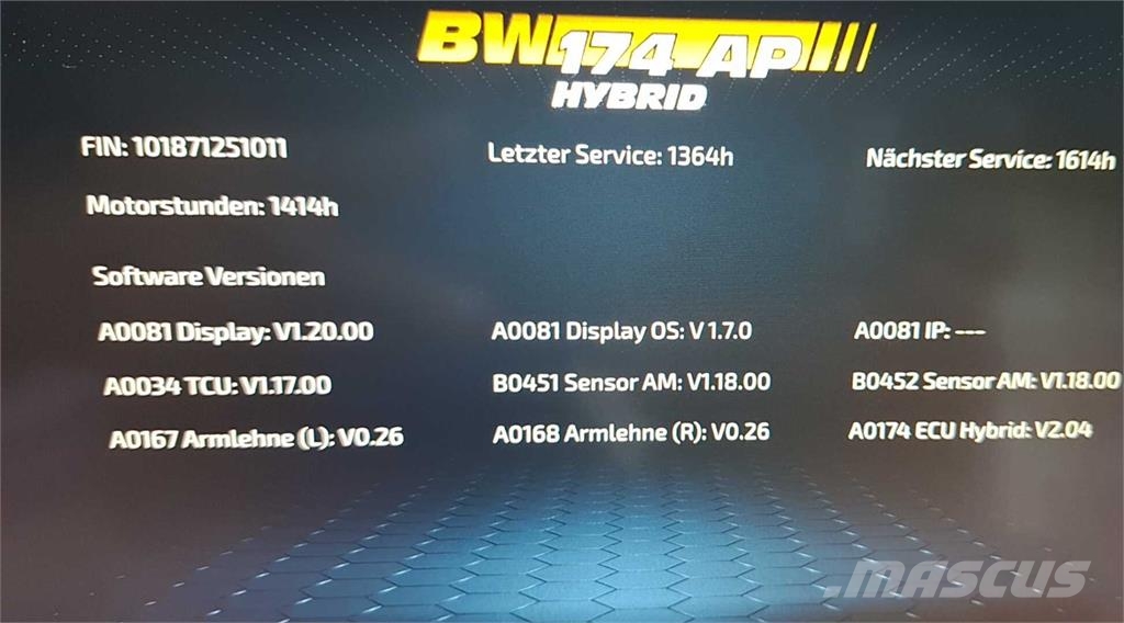 Bomag DE BW 174 AP-5 AM Hybrid Stage V/Tier 4f Dvojni valjarji