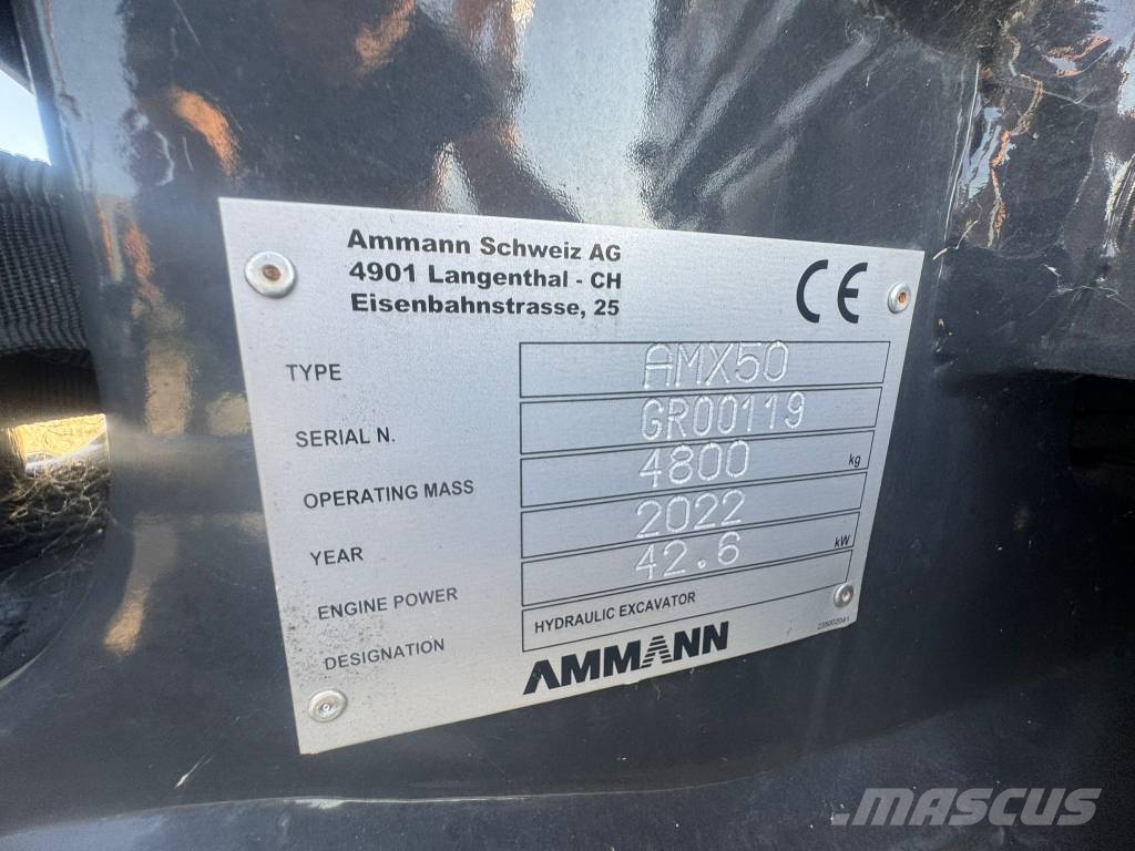 Ammann AMX 50 Minibagger < 7t