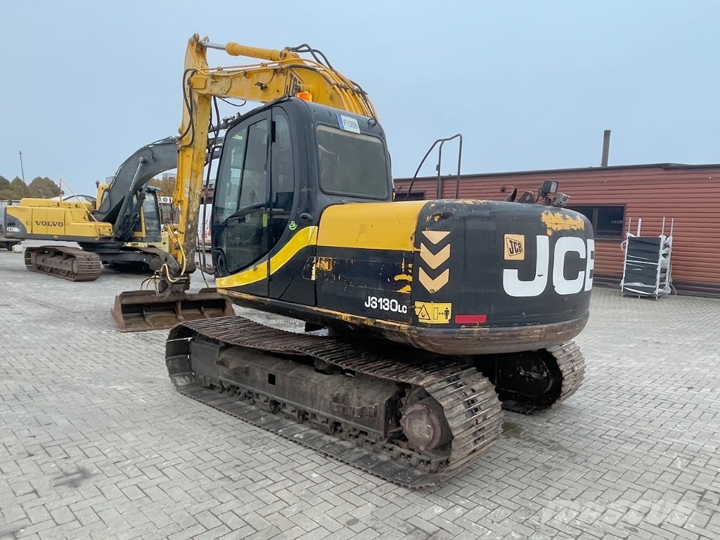 JCB JS 130 LC selling by parts Pelle sur chenilles