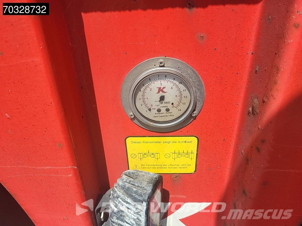 Kässbohrer LB4E 58-4 4 axles 600cm Extendable 2xSteering Axle Poluprikolice labudice