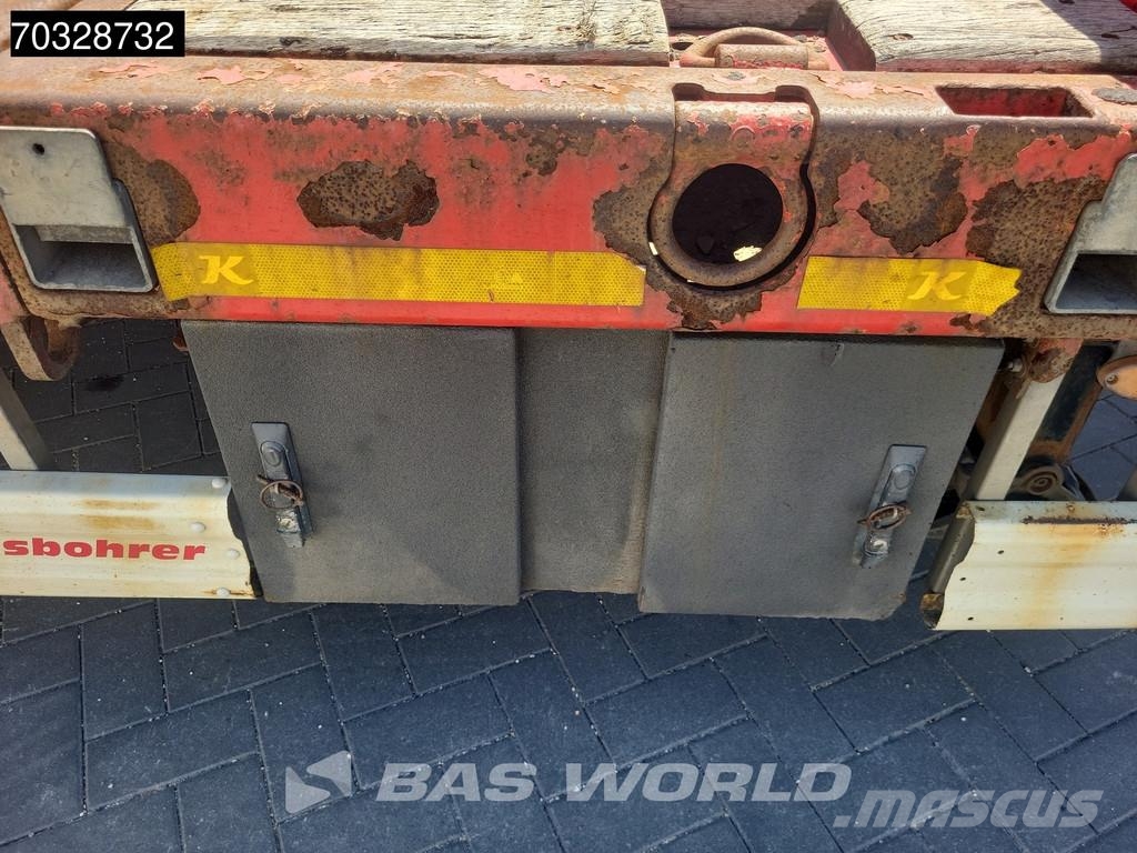 Kässbohrer LB4E 58-4 4 axles 600cm Extendable 2xSteering Axle Poluprikolice labudice