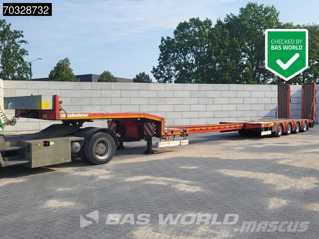 Kässbohrer LB4E 58-4 4 axles 600cm Extendable 2xSteering Axle Poluprikolice labudice