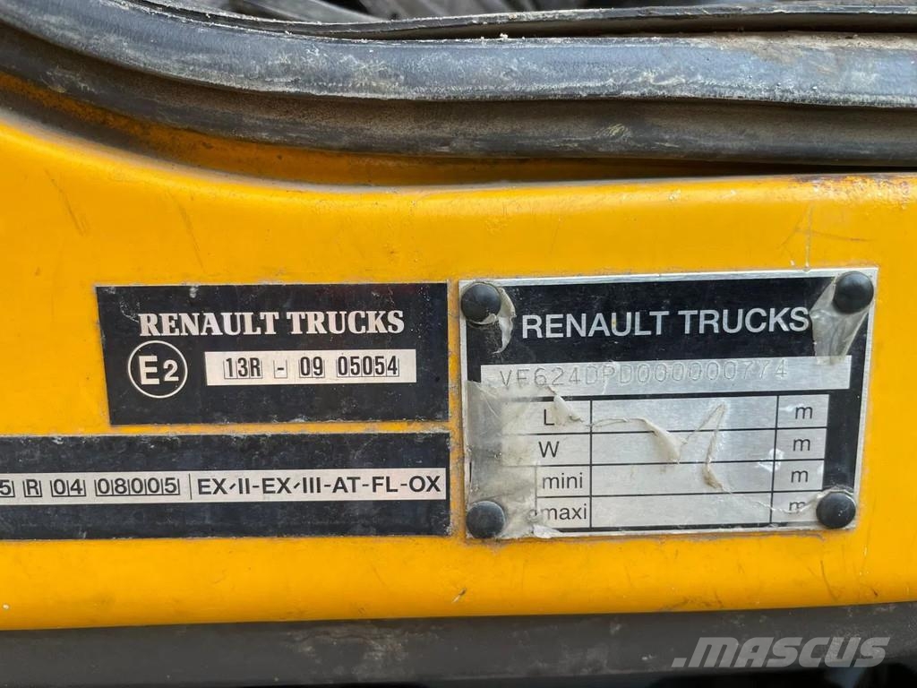 Renault Premium Lander Euro 5 370 DXI Toilet Truck 6x4 Man Tankwagen