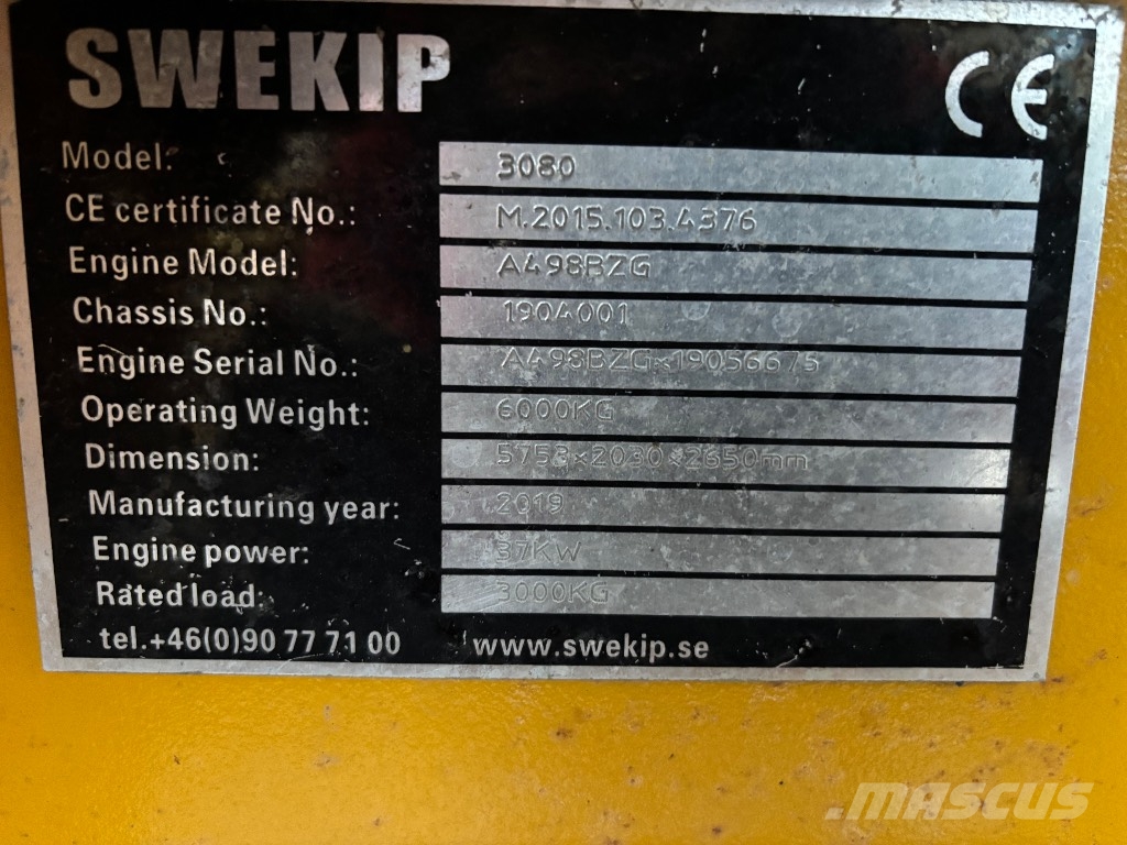 Swekip 3080 Iekrāvēji uz riteņiem