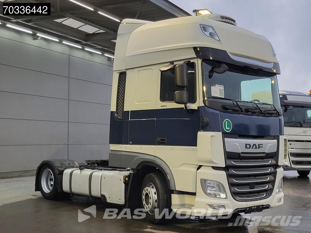 DAF XF 480 XF 4X2 SSC Mega APK 03-2027 2x Tanks Standk Naudoti vilkikai