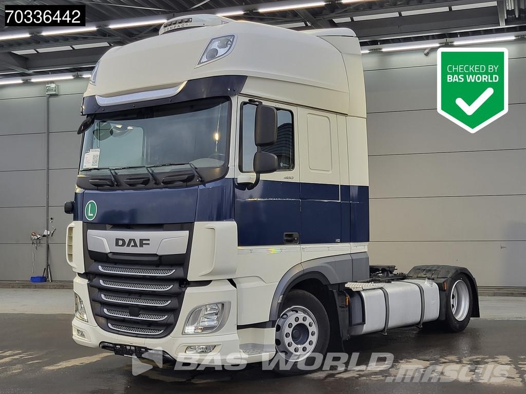 DAF XF 480 XF 4X2 SSC Mega APK 03-2027 2x Tanks Standk Naudoti vilkikai