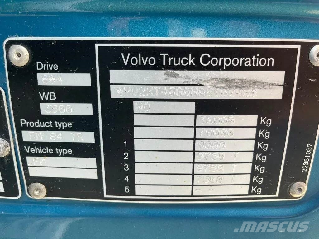 Volvo FM 500 8X4 TRIDEM + PALFINGER PK 27001-EH G KRAAN/ Kamioni sa kranom