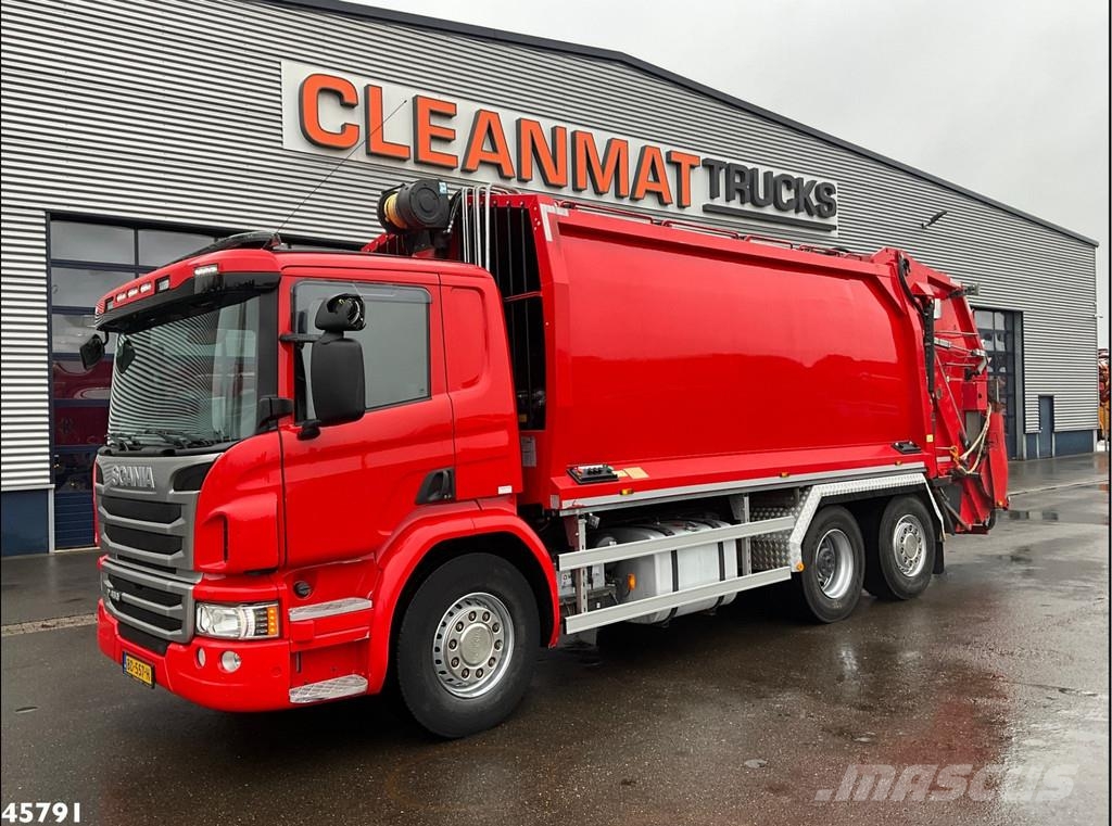 Scania P 450 Euro 6 Retarder GeesinkNorba 22m³ Camion poubelle
