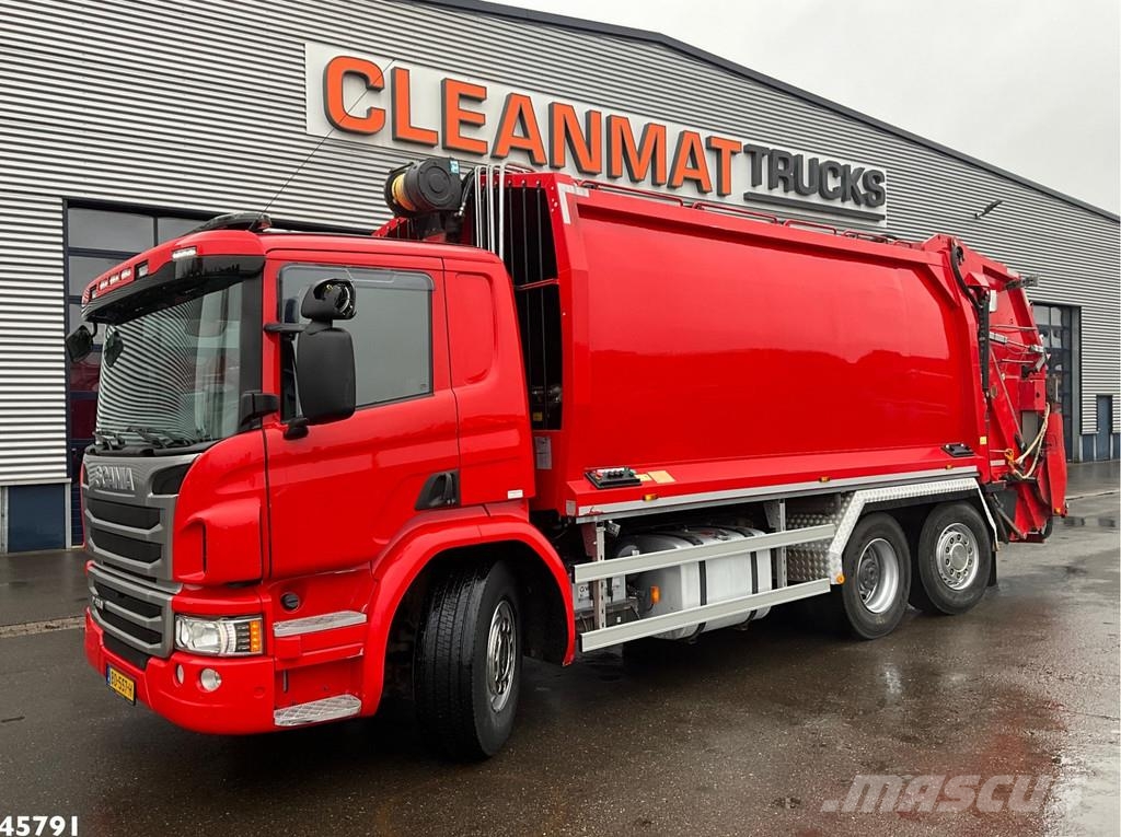 Scania P 450 Euro 6 Retarder GeesinkNorba 22m³ Camion poubelle