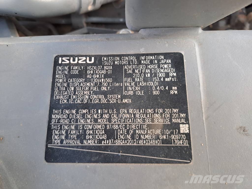 Hitachi ZX350LCN-6 حفارات زحافة