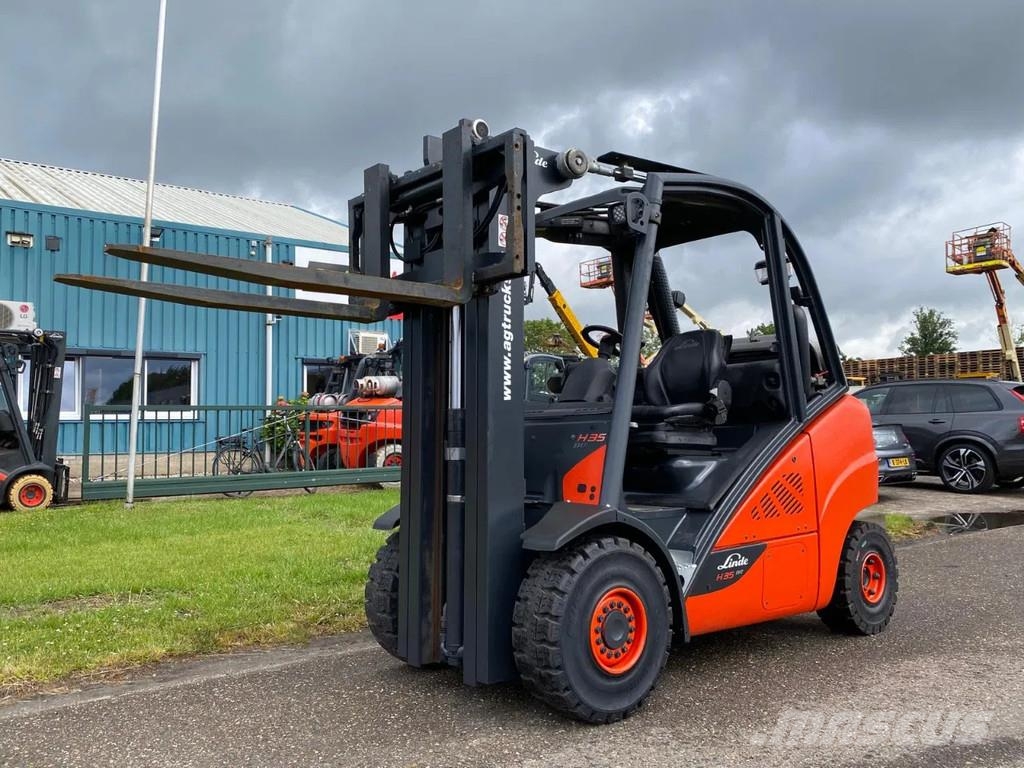 Linde H35T-02 LPG forklifts