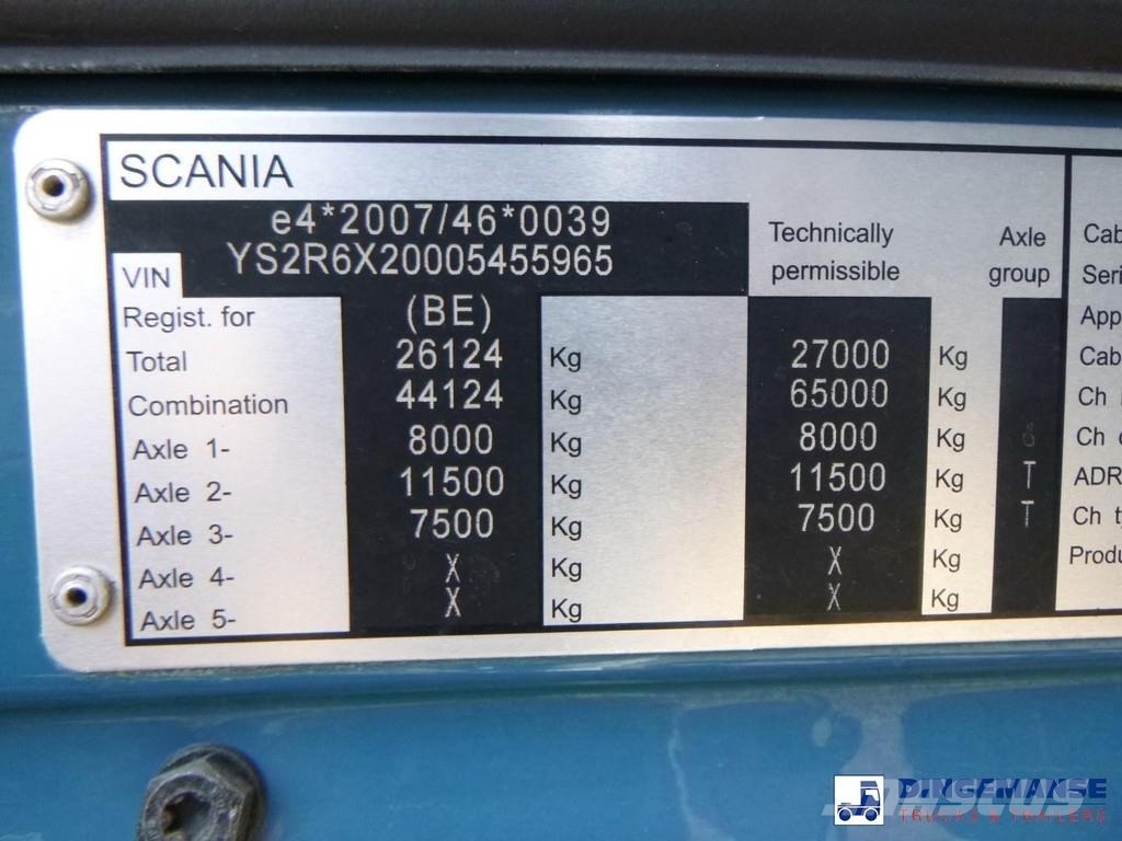 Scania R 450 6x2 Euro 6 mega volume + Van Hool drawbar tr Box body trucks