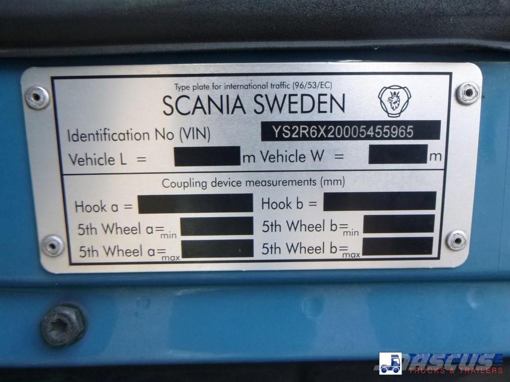 Scania R 450 6x2 Euro 6 mega volume + Van Hool drawbar tr Box body trucks
