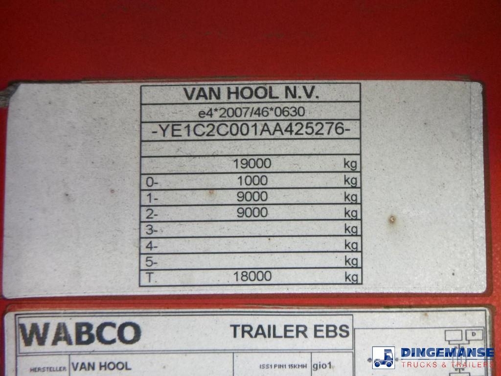 Scania R 450 6x2 Euro 6 mega volume + Van Hool drawbar tr Box body trucks