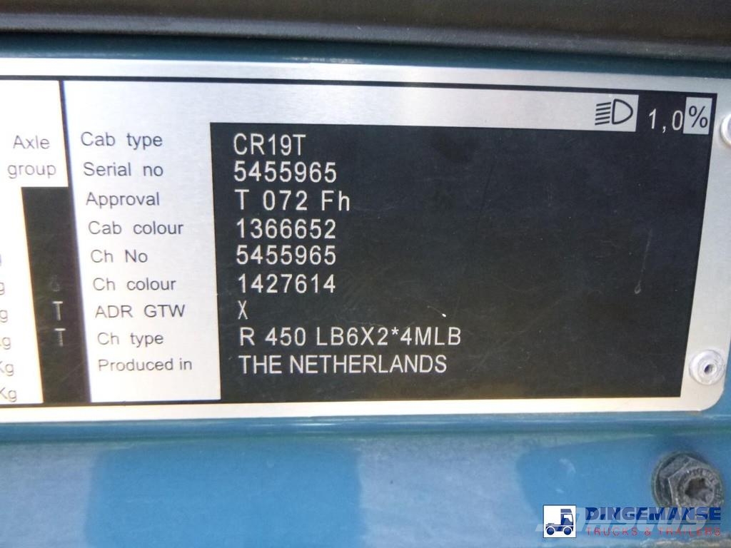 Scania R 450 6x2 Euro 6 mega volume + Van Hool drawbar tr Box body trucks