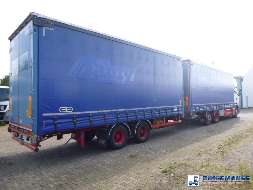 Scania R 450 6x2 Euro 6 mega volume + Van Hool drawbar tr Box body trucks