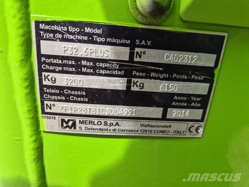Merlo P32.6 Plus 텔러 핸들러