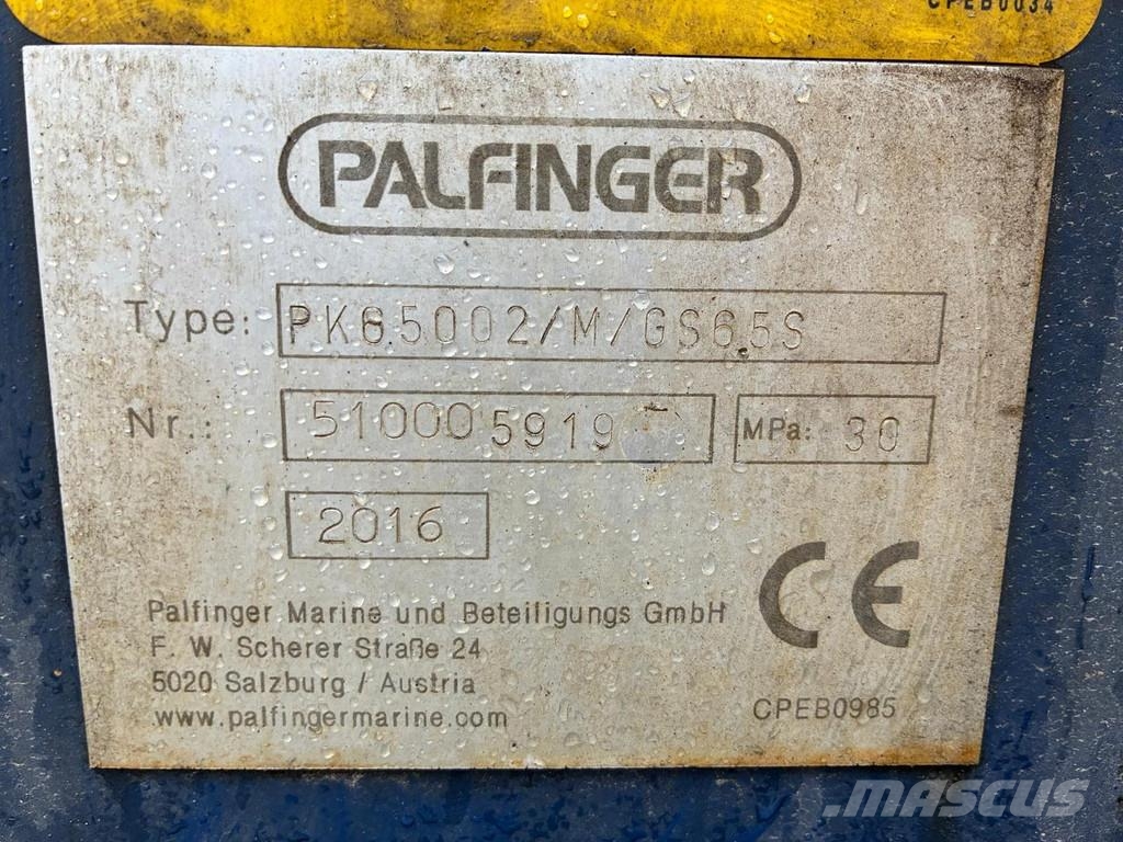 Palfinger PK65002/M/GS65S Autotõstukid