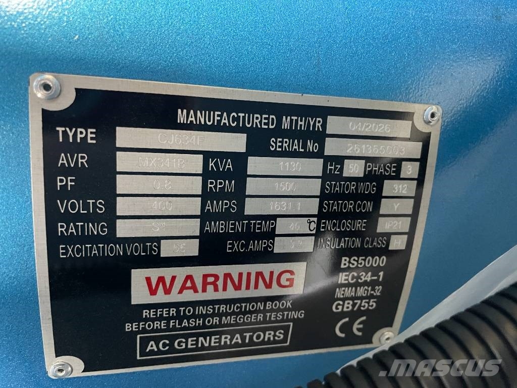 Baudouin 12M33G1250/5 - 1235 kVA Generator - DPX-19883 Diesel Generatoren