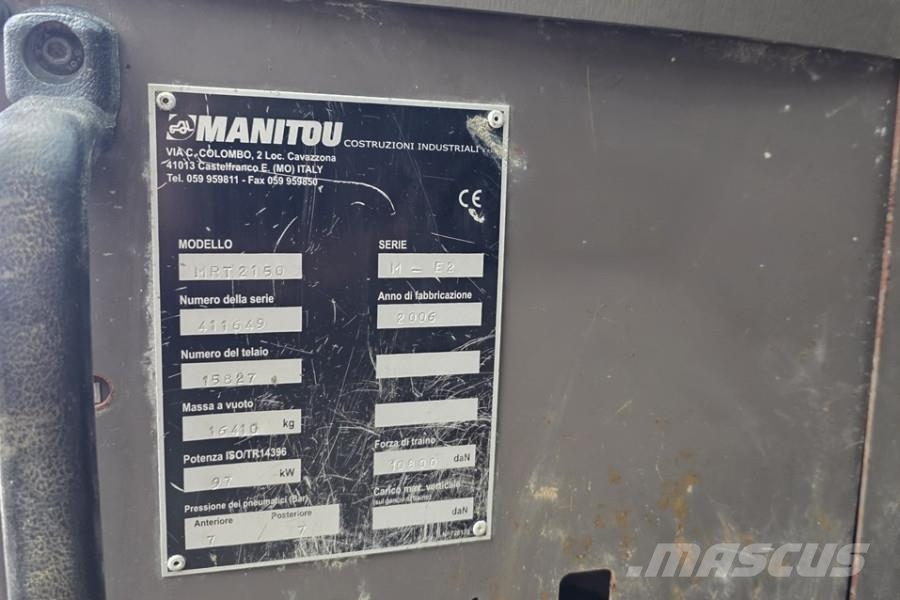 Manitou MRT2150 As-Is, Diesel, 4x4x4, 21m Lifitng Height, Teleskopski viličarji
