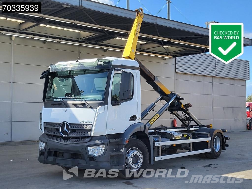 Mercedes-Benz Antos 1830 4X2 Palfinger T15-31 MPA Hooklift Autom Vrachtwagen met containersysteem