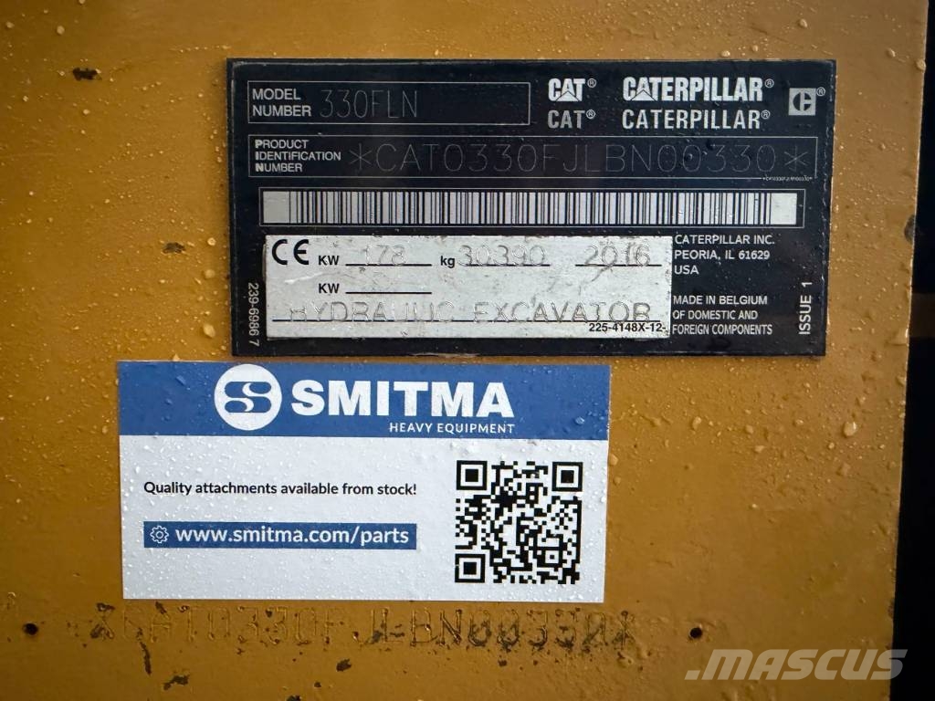 CAT 330F LN Kāpurķēžu ekskavatori