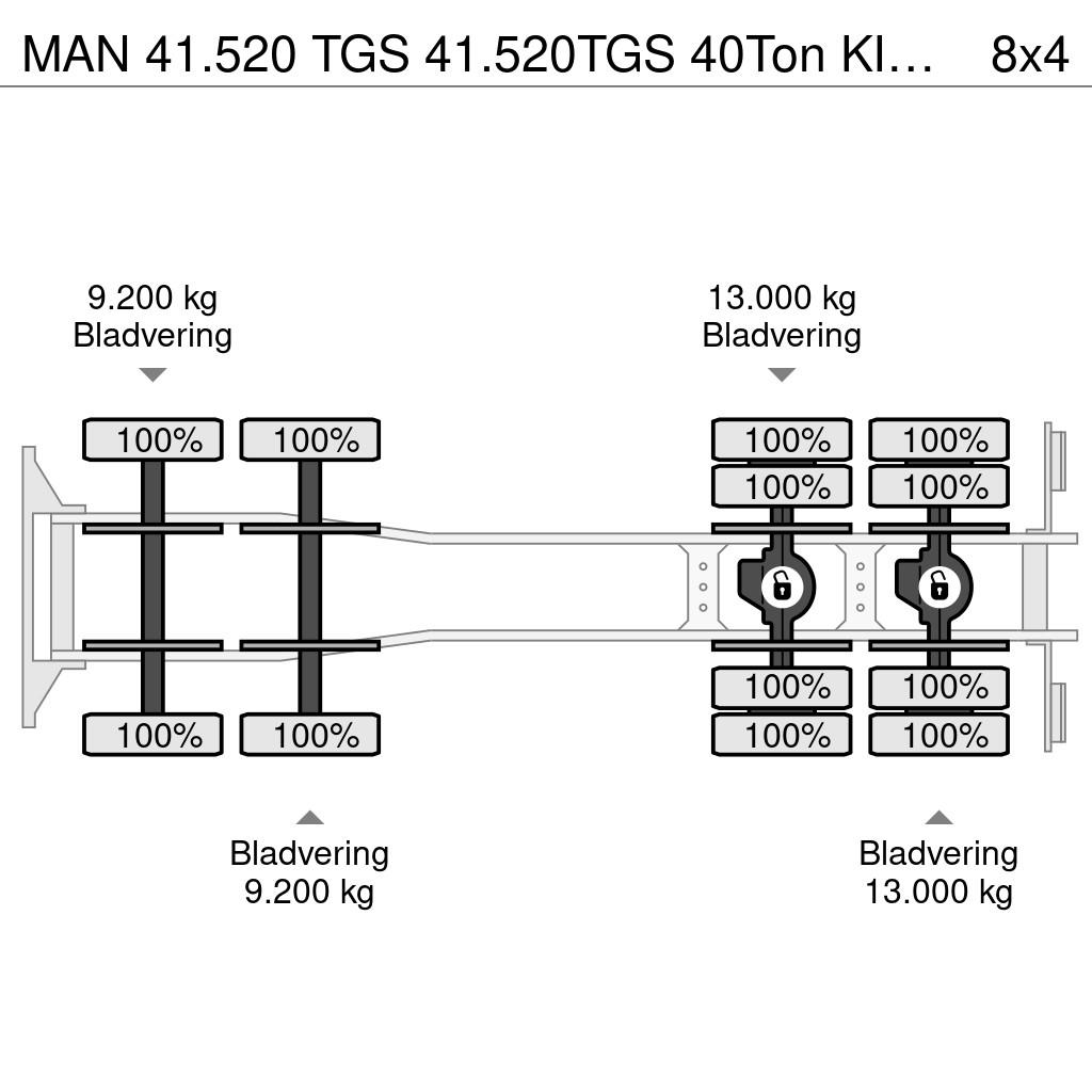MAN 41.520 TGS 41.520TGS 40Ton KIPPER 8x4 EU6 Bañeras basculantes usadas