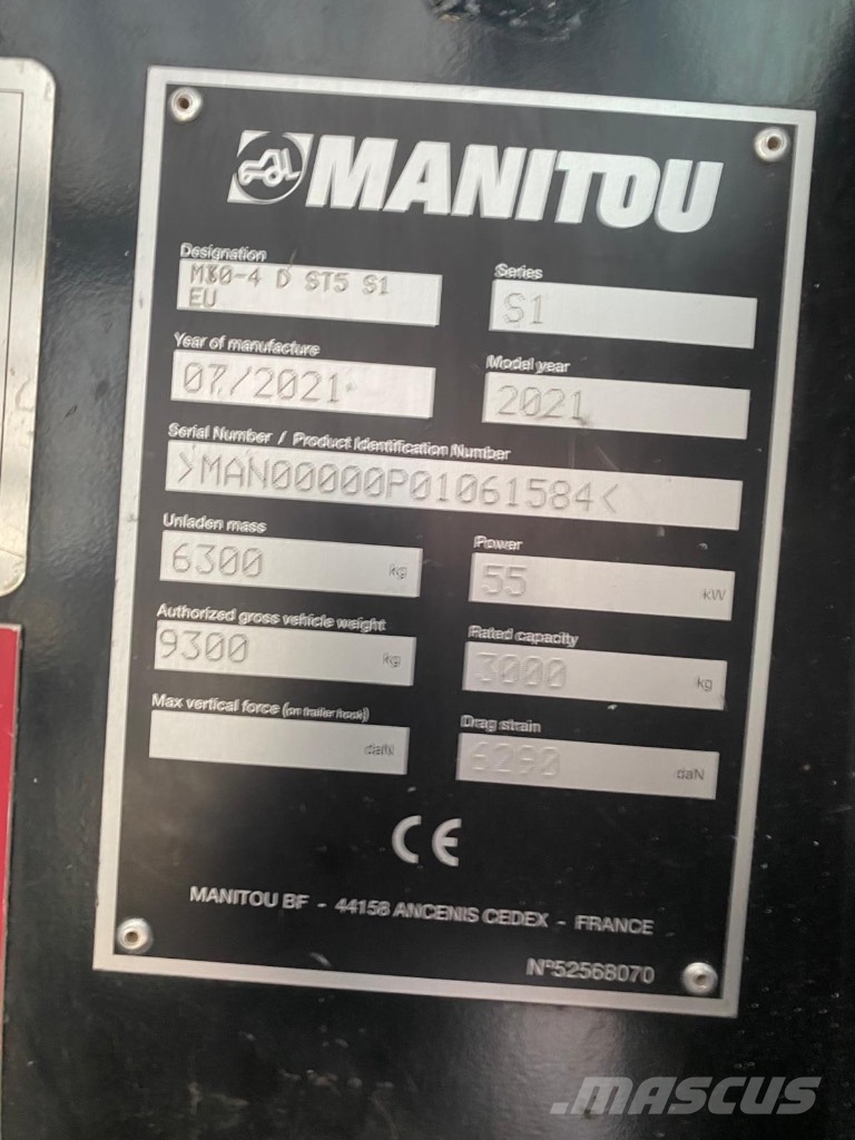 Manitou M30-4 D ST5 S1 EU Maastotrukit