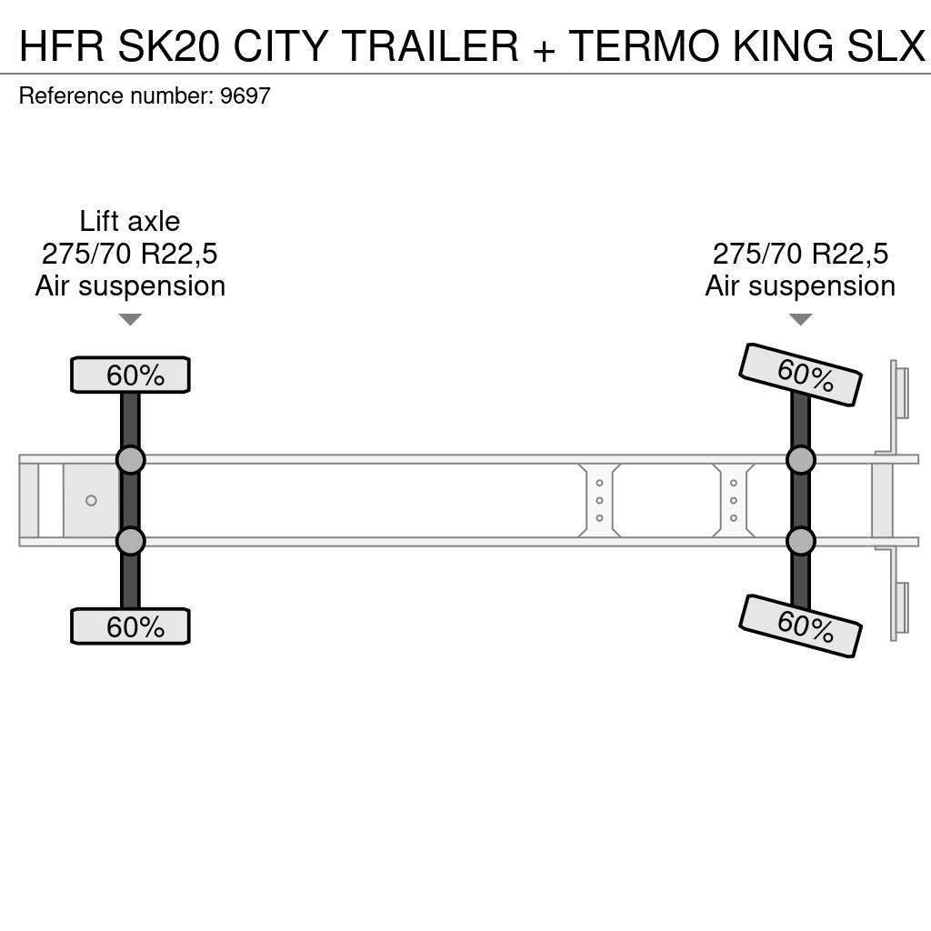 HFR SK20 CITY TRAILER + TERMO KING SLX Frigofrik çekiciler