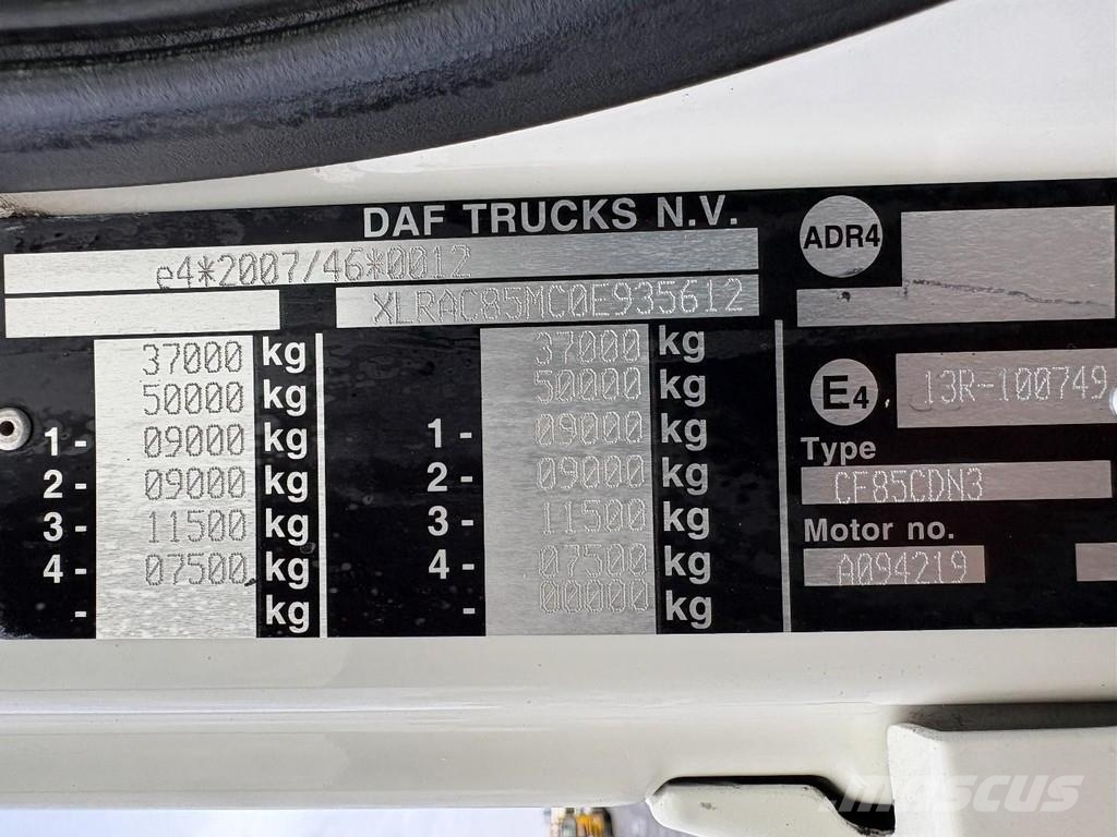 DAF CF 360 + PALFINGER PK 26002---3X EXT. + REMOTE + H 車両運搬車、キャリアカー