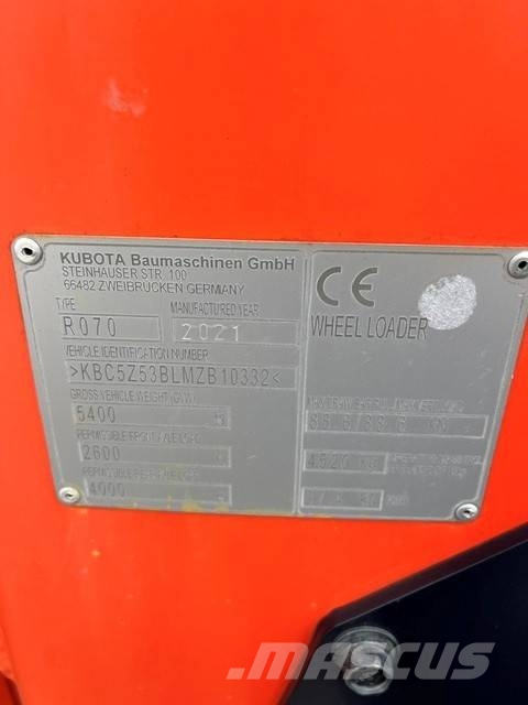 Kubota R 070 Utovarivači na kotačima