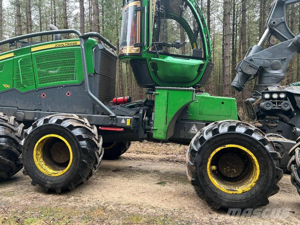 John Deere 1270G 8W Timber Harvester c/w H425 Head Harwestery