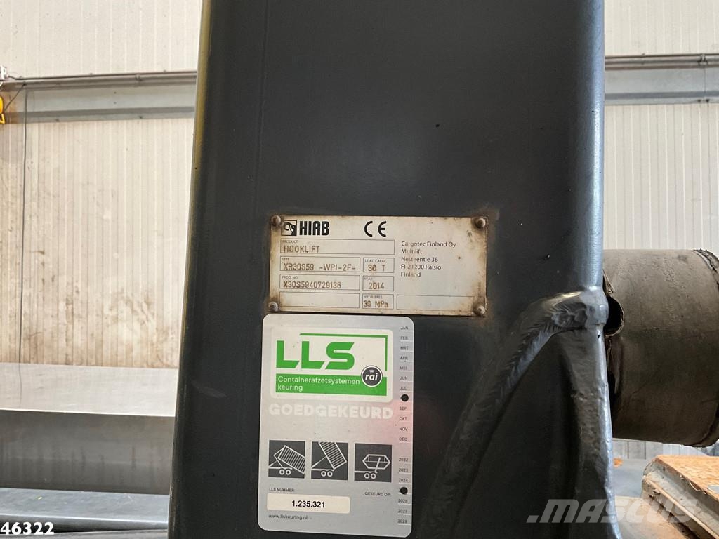 Ginaf X6 4341 8x4H Euro 6 Multilift 30 Ton haakarmsystee Hook lift trucks