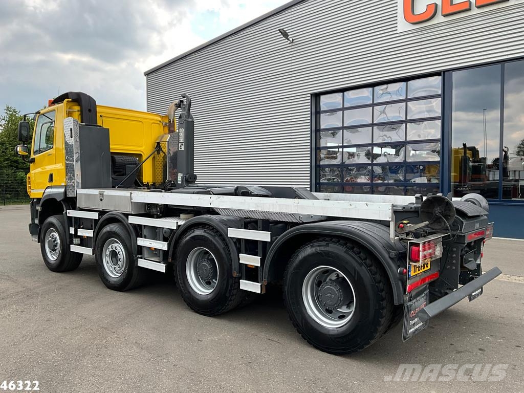 Ginaf X6 4341 8x4H Euro 6 Multilift 30 Ton haakarmsystee شاحنات الرافعات الخطافية