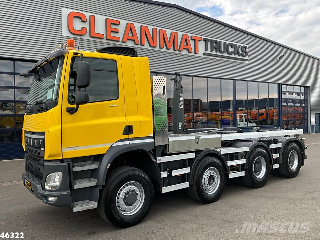 Ginaf X6 4341 8x4H Euro 6 Multilift 30 Ton haakarmsystee Hook lift trucks
