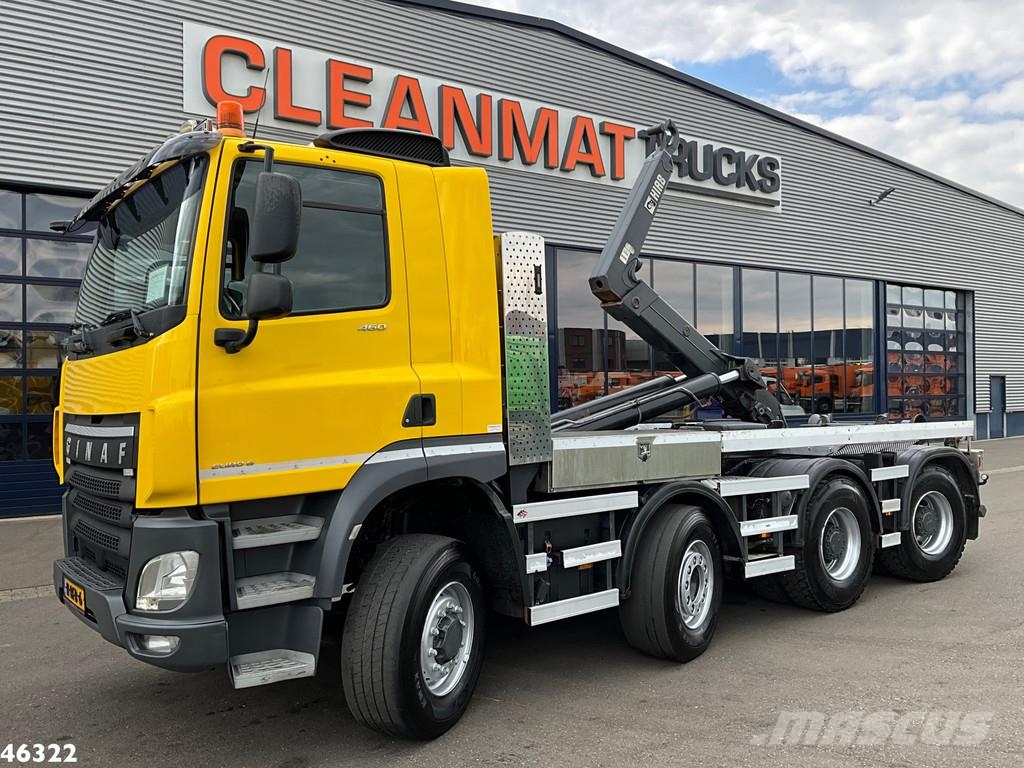 Ginaf X6 4341 8x4H Euro 6 Multilift 30 Ton haakarmsystee Hook lift trucks
