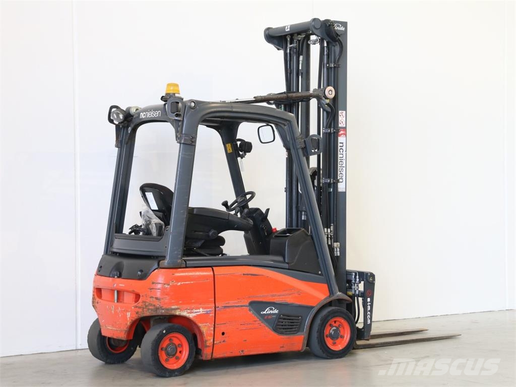 Linde E16P/386-02 El gaffeltrucks