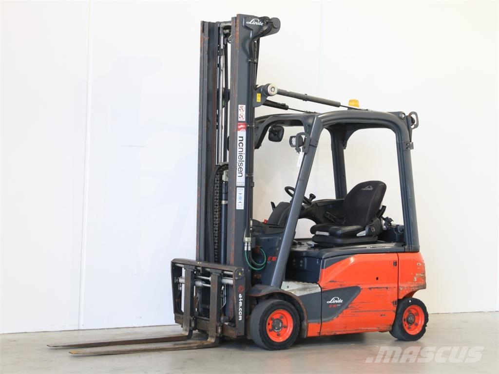 Linde E16P/386-02 El gaffeltrucks