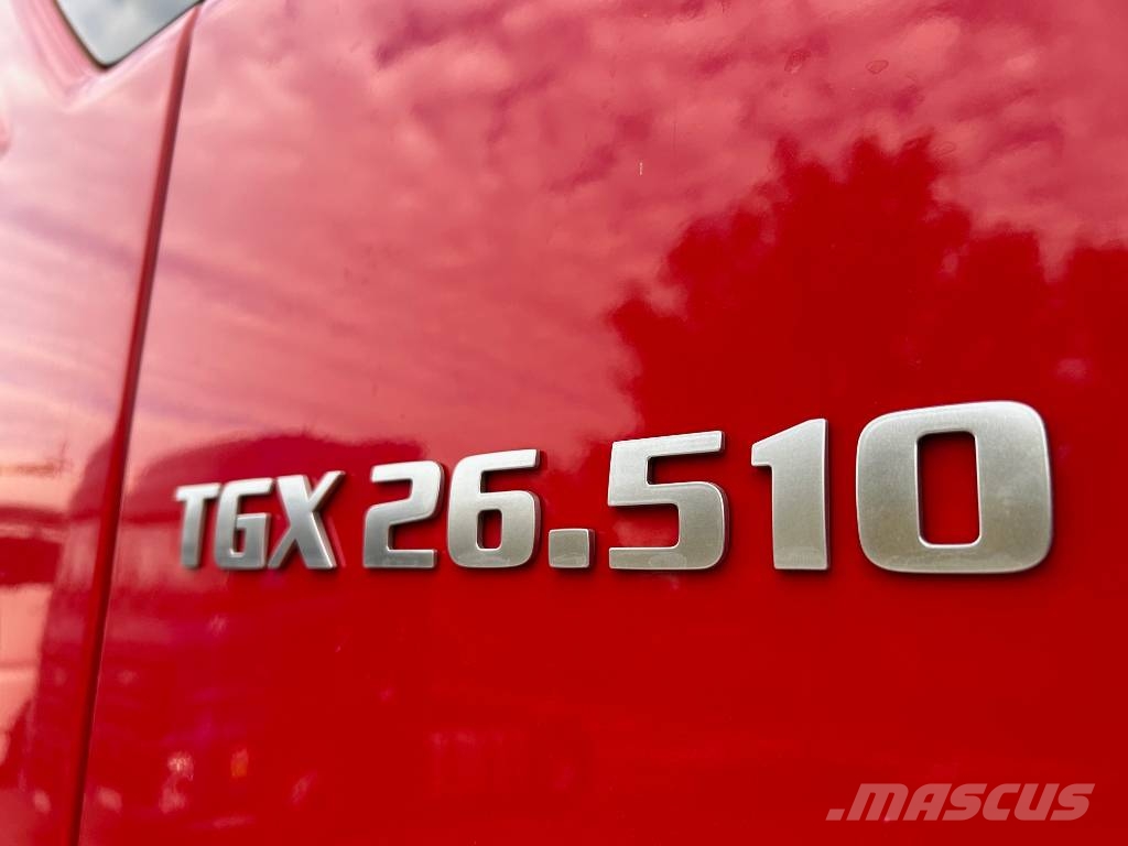 MAN TGX 26.510 Platforminiai/Gerviniai sunkvežimiai