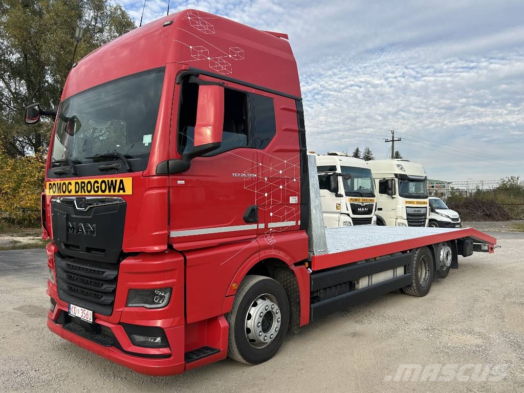 MAN TGX 26.510 Platforminiai/Gerviniai sunkvežimiai