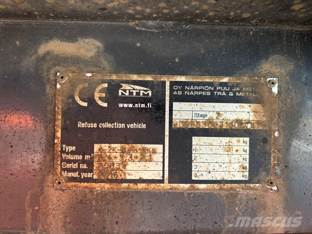 Mercedes-Benz Antos 1636 4x4 NTM 3 chambers / HYDRODRIVE (4x4) Camiones de basura