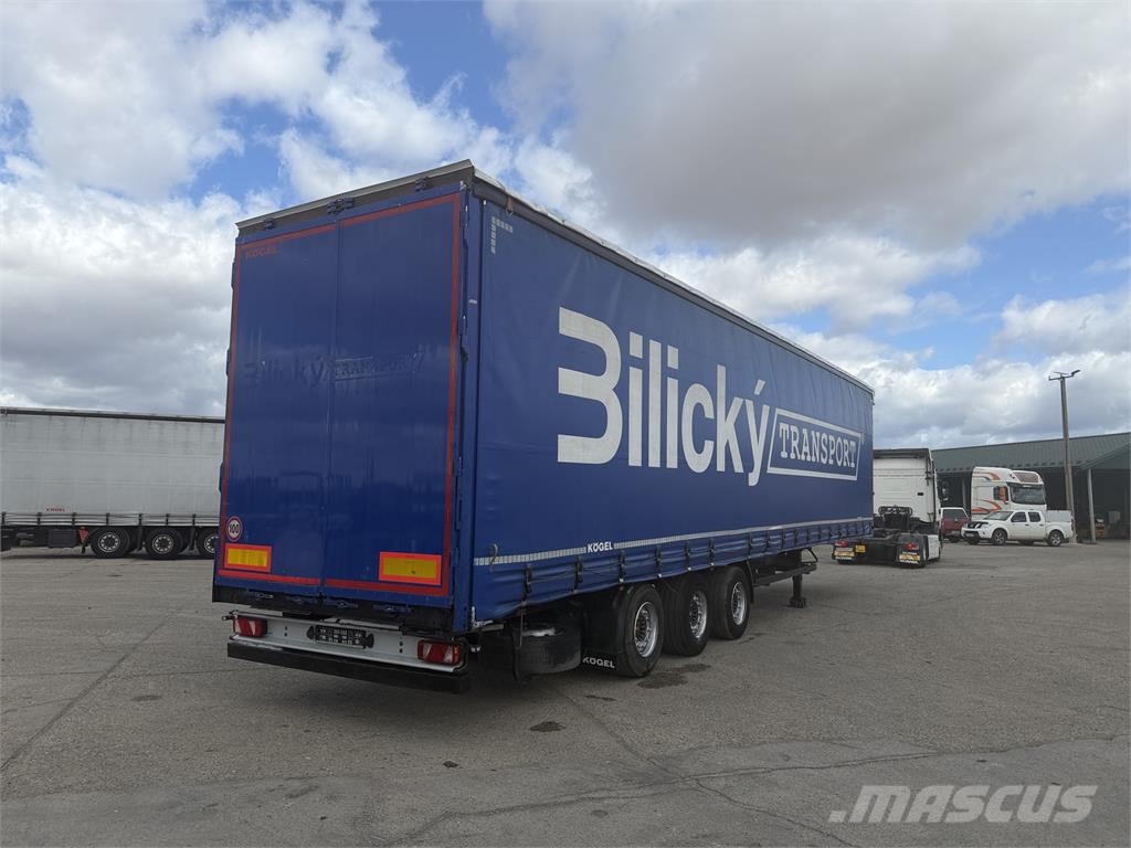 Kögel Iný model VIN 654 篷布半拖車